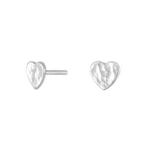 Nordahl Jewellery - CHARM52 Ohrstecker mit Herz in silber